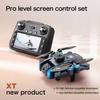 Drone com Controle Remoto Display LCD Câmeras Duplas Fluxo Ótico Hovering Posicionamento GPS WiFi 5G Drone Aéreo Crianças