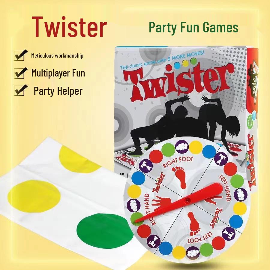 Boom Party Interactive Twister Dance Mat - Indoor/Outdoor Fun Game Carpet