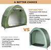 Bike Tent Storage Shed for 2 Bikes Waterproof 210D Oxford Fabric, Outdoor Bicycle Cover Shelter with Window Design