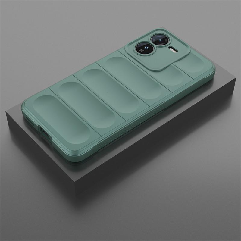 For IQOO Z9 5G Case IQOO Z9 5G Cover Cases Skin-Friendy Luxury Silicone Shockproof Protective Phone Back Cover For IQOO Z9 5G