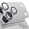 2x ERBORD Tempered Glass for iPhone 17 Pro Max Camera Island, Silver