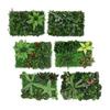 Plastic Grass Wall Panel Fence Simulation Decorative Leaves DIY 15.7x23.6inch Artificial Hedges Plants for Backyard Photography