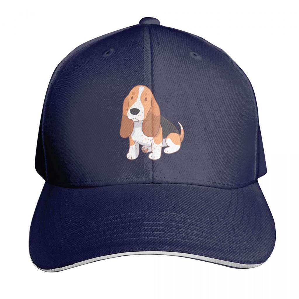 Basset hound cute dog Baseball Cap Hip Hop Hat Unisex Luxury dad hat Christmas Hat Trucker Hats For Unisex Womens
