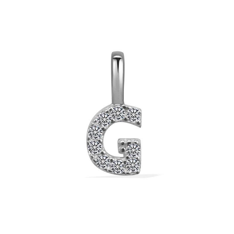 Minimalist Rhinestone Letter Pendant 26 Alphabet Charms For DIY Necklace Bracelet Personalized Jewelry Accessory