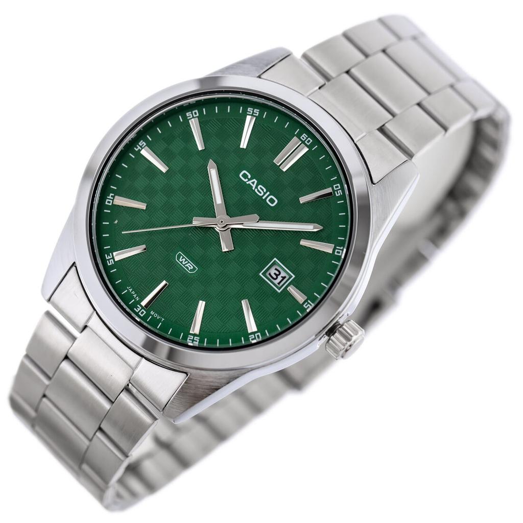 Zegarek Męski Casio Mtp-Vd03D-3A1 Green + Box