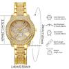 Xiaomi Luxury Full Diamond Women Watches Fashion Decorative Three-eyes Ladies Quartz Wristwatch Reloj Mujer Girls Clock (Without Box)