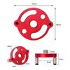 BHBL 3-10mm Aluminum Alloy Dowel Jig - Handheld Drill Guide for Straight, Easy Holes