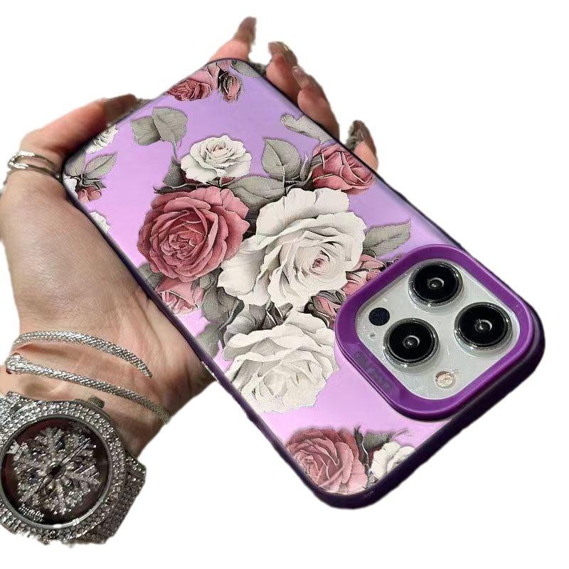 Big and Beautiful Peonies Phone Case iPhone 15 Pro Max 11 12 13 16 14 Plus Silicone Shockproof Case Lens Protector Shell