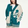 Li Ning X Disney Mickey Mouse Pattern Sweater Unisex sweater Blue-Spruce-Green AMBR006-1
