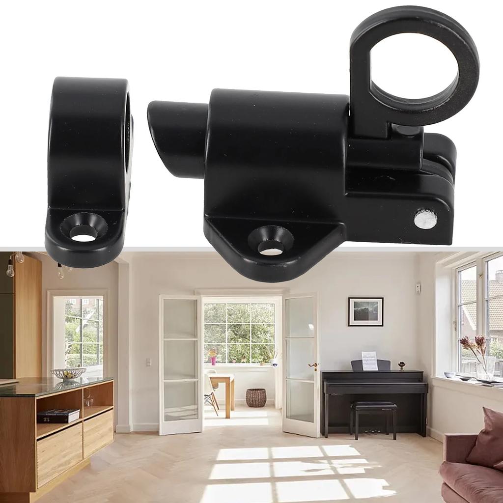 Spring Door Locks Drawer Latching Self-Closing Locks Security Automatic Gate Lock Aluminum Alloy Window Gate Security Pull