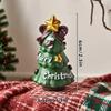 Christmas Small Ornaments Micro Landscape Cute Cartoon Santa Claus Christmas Tree Animal Decoration Ornaments Christmas Gifts