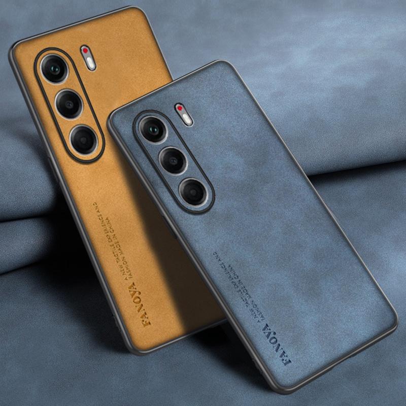 

For Tecno Camon 40 Pro 4G Case Luxury PU Leather Phone Case For Tecno Camon40 Pro 4G Back Cover Matte Silicone Full Protection Camon 40 Pro 4G червоний