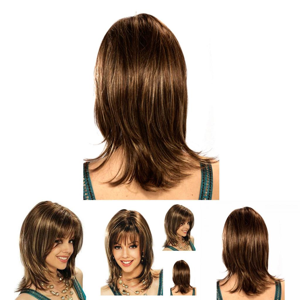 Luxurious Long Curly Synthetic Blonde Lace Front Wig In Ombre Brown For Women