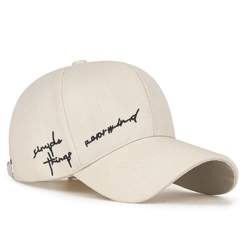 A Versatile Baseball Cap with Embroidered Letters A Sports Sunshade A Street Student Baseball Cap