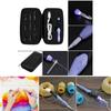 New 9 In 1 Light Up Light Up Crochet Hooks Knitting Needles Set USB Knitting Weave Tool Kit Hooks Crochet LED Needles