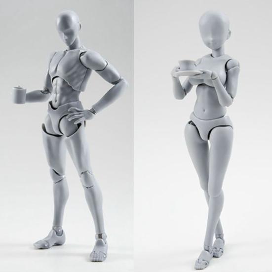 DIY Drawing Sketch Male Female Movable Doll Action Figure Archetype Body Model