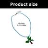 Bohemian Coconut Tree Pendant Necklace With Shell Beads Alloy Acrylic Layer Chain Jewelry for Women Beach Vacation