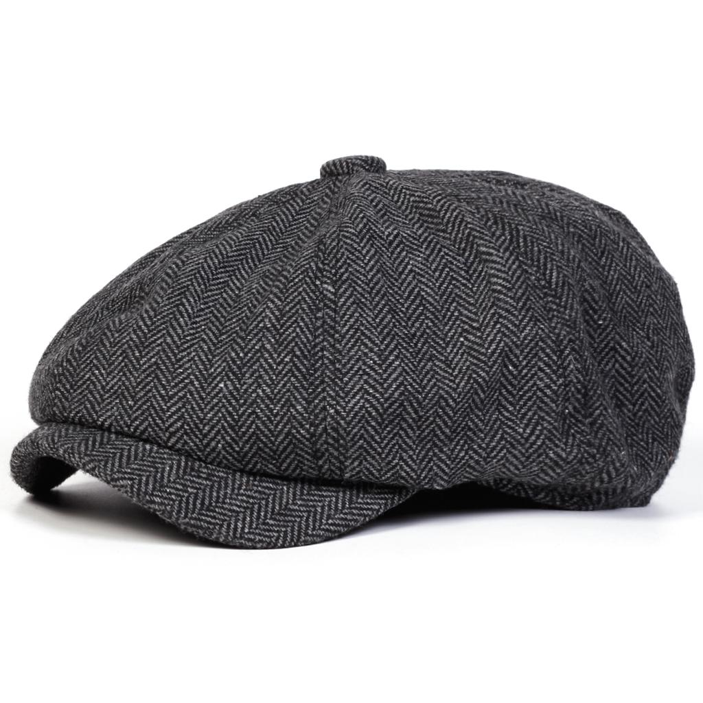 Cappelli da Newsboy a Spina di Pesce Retrò Unisex Cappelli da Pittore Britannici da Uomo Berretti Primavera e Autunno Berretti Hip Hop