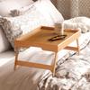 Bamboo Bed Tray with Foldable Legs – Laptop Stand and Snack Tray