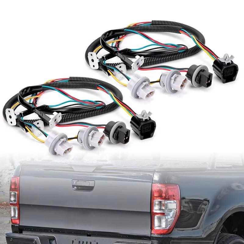 Rear Tail Light Wiring Harness Sockets for Ford Ranger Ute PX 2011 2012 2013 2014 2015 2016 2017 2018 2019 2020 2021 2022