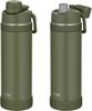 Thermos Water Vacuum Insulated Sports 1L Carry Loop for Easy Direct Removable Spout for Easy Cold Storage Only KKI [With Handle/dishwasher Safe]