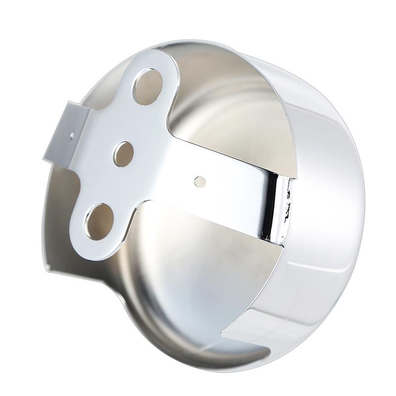 Motorcycle Smooth Horn Cover For Harley Softail Street Glide Dyna XL 883N Sportster 1991-2016 Big Twin 4 5/8"