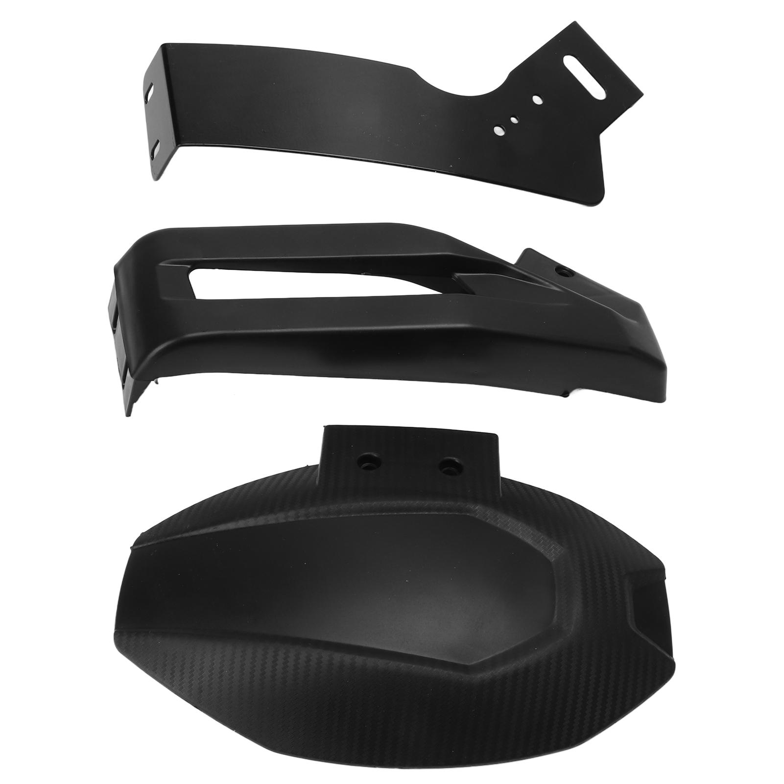 

Motorcycle Rear Wheel Mudguard Tire Splash Proof Cover with Aluminum Alloy Bracket Replacement for