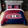 Montreal Canadiens Design Bed Bedding Set 1 Duvet Cover + 2 Pillowcases Soft Breathable Household Bed Linens