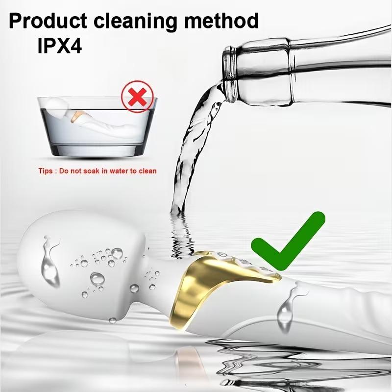 Powerful Dildos Vibrator Dual Motor Silicone Wand G-Spot Massager 10 Modes Sex Toy for Couple Clitoris Stimulator for Adults