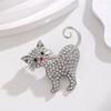 Retro Animal Brooch Pin With Zinc Alloy Material For Summer