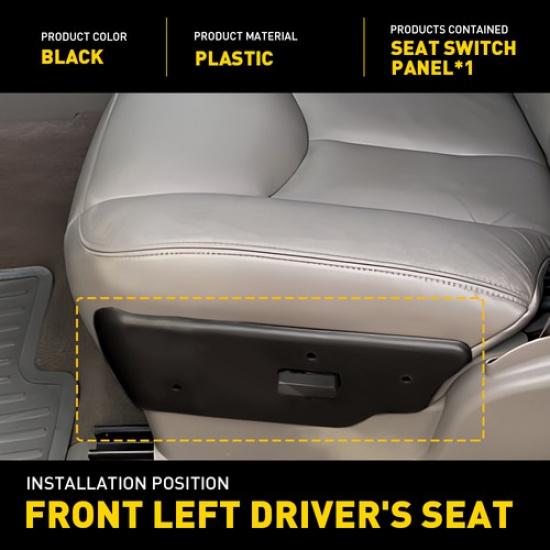 Seat Switch Bezel For 2003-06 Chevy Silverado GMC Sierra Tahoe Yukon Suburban EV