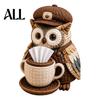 Decorative Tissue Box Cover DIY Kit, Owl Shape, Soft Textures Patchwork Handmade Fabric Craft Kit Sewing for Handicraft Enthusiast Beginners Cozy Home