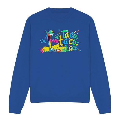 CatDog Unisex-Sweatshirt für Erwachsene, Taco Taco Taco