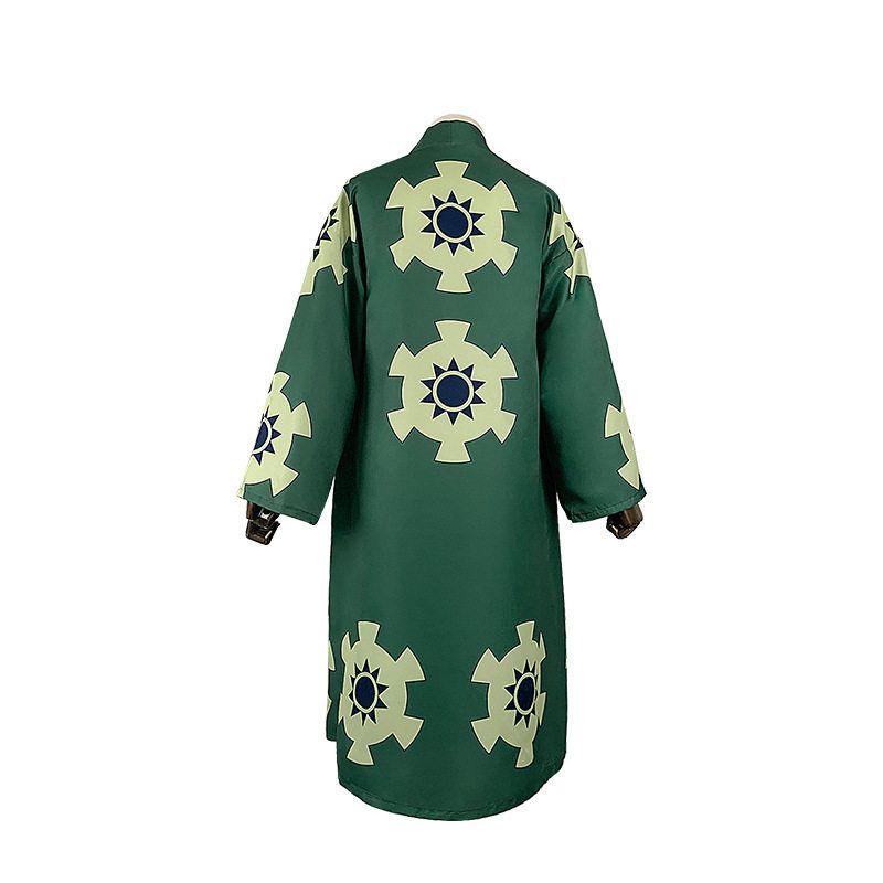 One Piece Zoro Cosplay Costume Wano Country Zoro Taro Yukata Japanese Kimono Set Cosplay Outfit