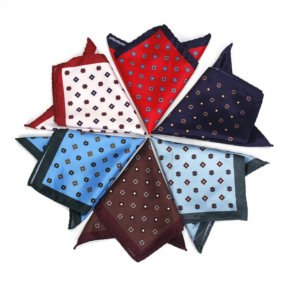 Buy Men Handkerchief Floral Printed Hankies Polyester Hanky Business
