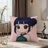 1Pc Chibi Cartoon Trio Fanart Pillow Cover, Polyester 2D Double-Sided Print, Fan Gift Cushion Case For Bedroom Sofa