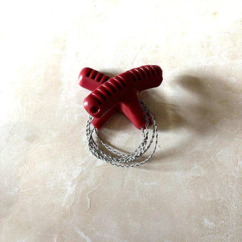 Mini kieszonkowa piła druciana do survivalu na kempingu z rękojeścią PP