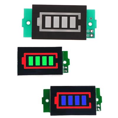 4.2V Display Electric Vehicle Battery Power Tester Li-Ion 1-8S 1S/2S/3S/4S Single 3.7V Lithium Battery Capacity Indicator Tester
