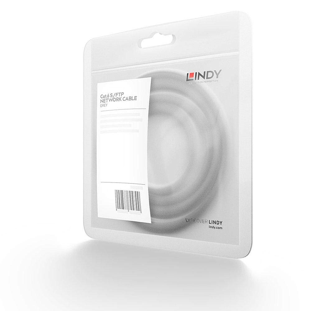LINDY CROMO 6 Snagless Network 15m Cat. S/FTP Cable, Anthraline, (Part Number 47218)