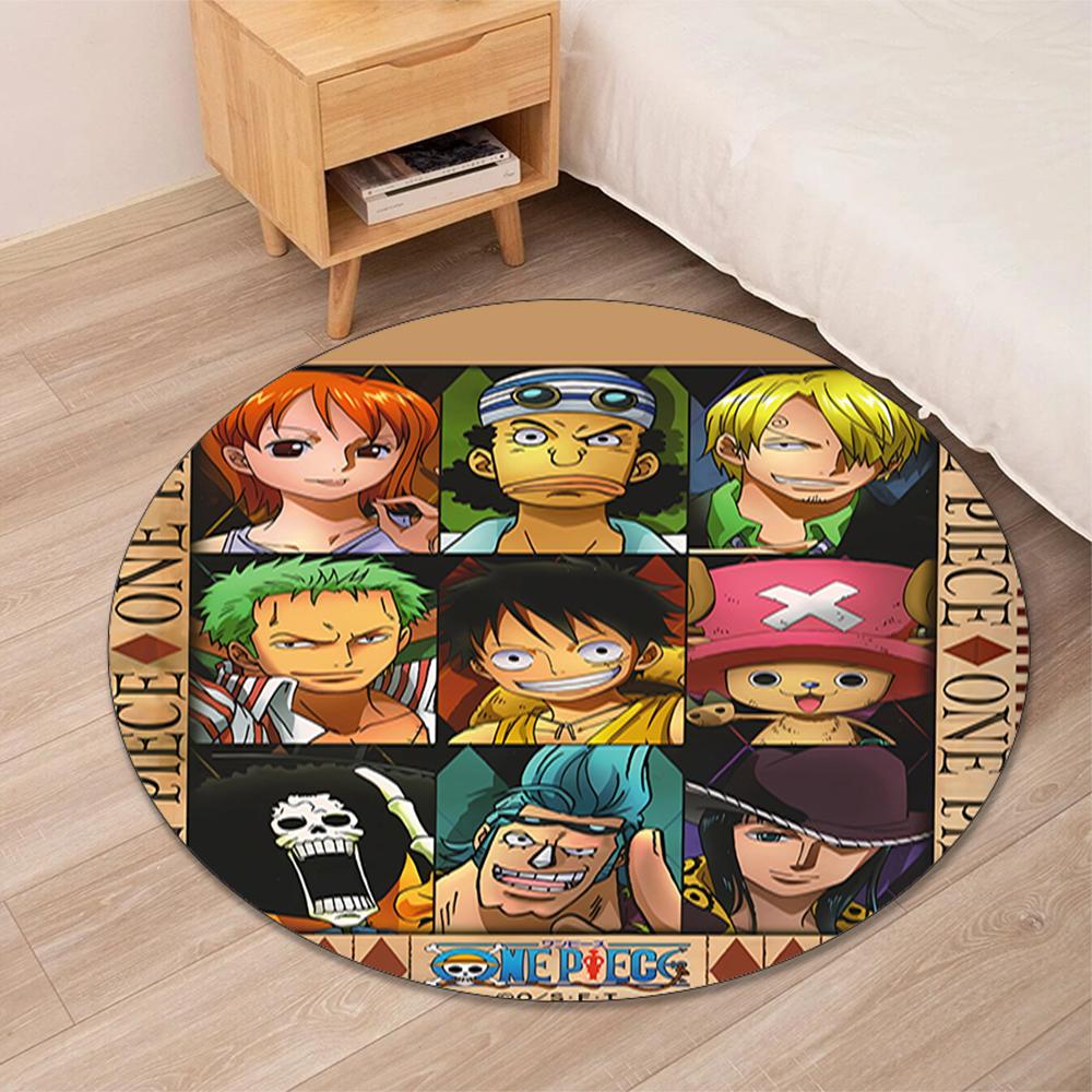One Piece Printed Round Rug Carpet Chair Rug Area Rug Entryway Doormats,for Office Chair Living Room Bedroom Kitchen Room.