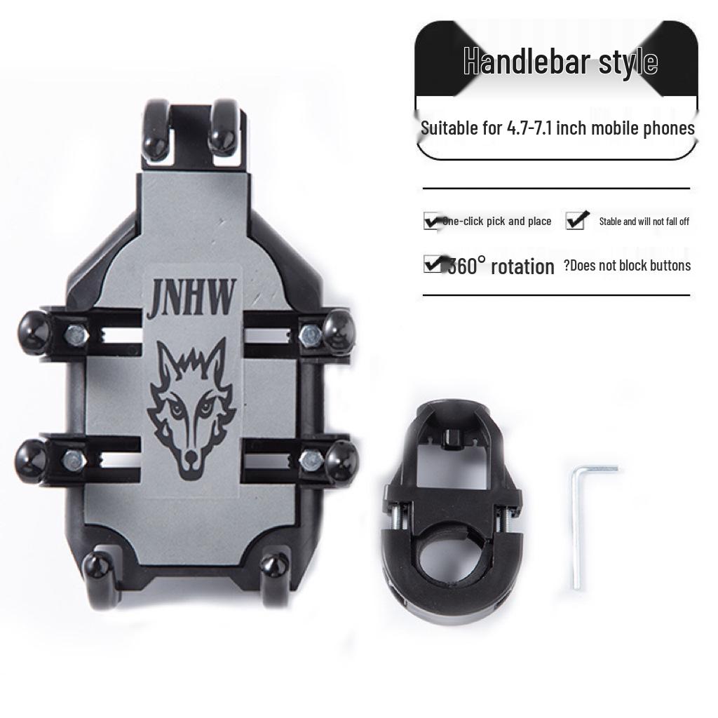 Four-Claw Shockproof Motorcycle Phone Holder for Navigation