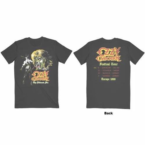 RIP OZZY OSBOURNE  Ultimate Remix Tour Europe 1986 TShirt OFFICIAL MERCHANDISE Unisex T-Shirt M
