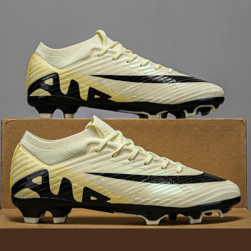 New Men Football Boots Cleats' Soccer Shoes' Futsal Sneakers Mid-top Non-Slip High-quality Match Indoor Hot-selling FG/TF