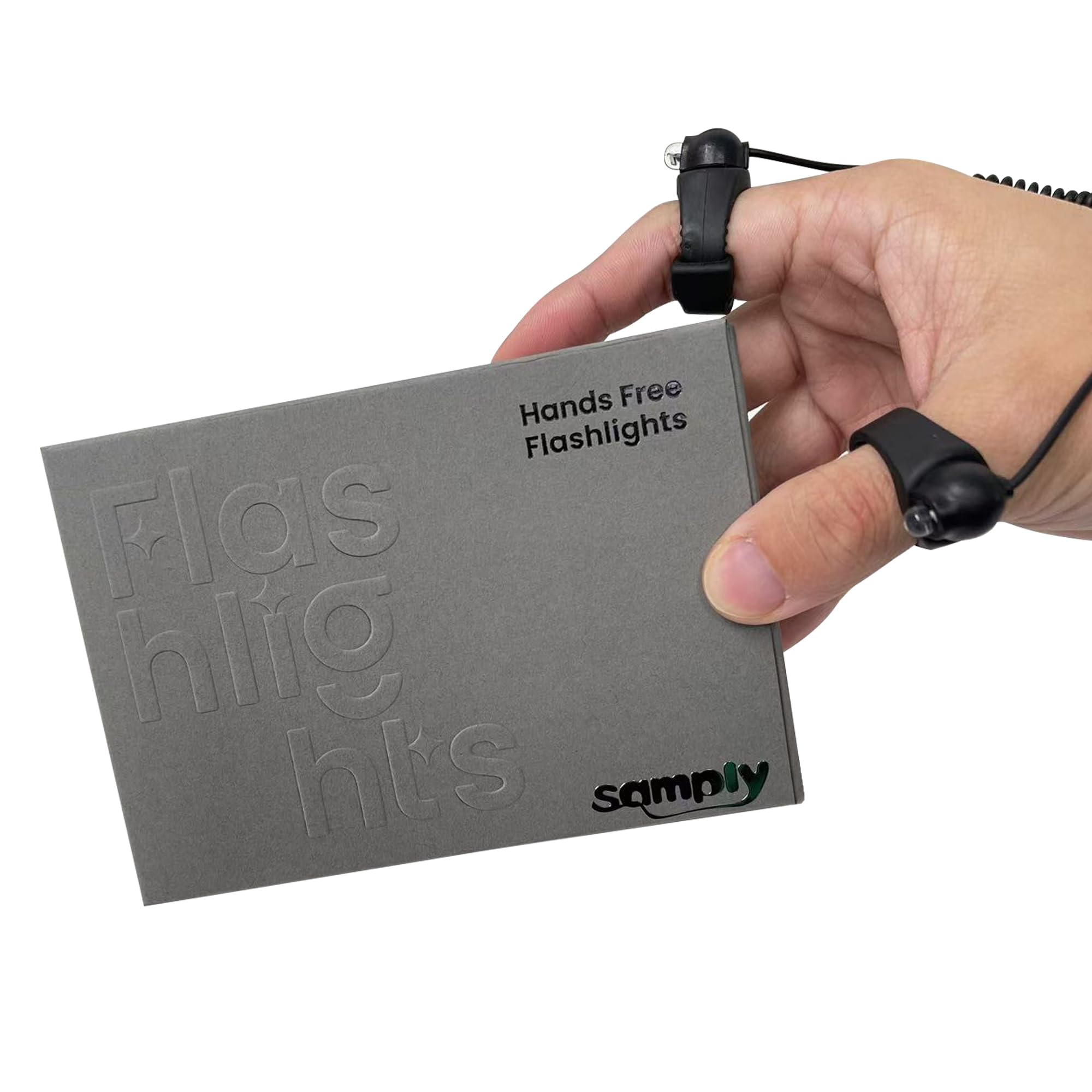 

samply LED Мини Магнитный 2 60 Карманов Часы Идеально подходит для Ночной Прогулки с Собакой на Открытом Воздухе Подарок для Мужчин и Отцов Фонарик Свободные Руки, Сверхлегкий, чёрный