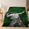 3D K-Ken Snger C-Carson Cover Xperiment Flannel Blanket Soft Throw Blanket Art For Home Decor Bedroom Bed Sofa Picnic Fans Gifts