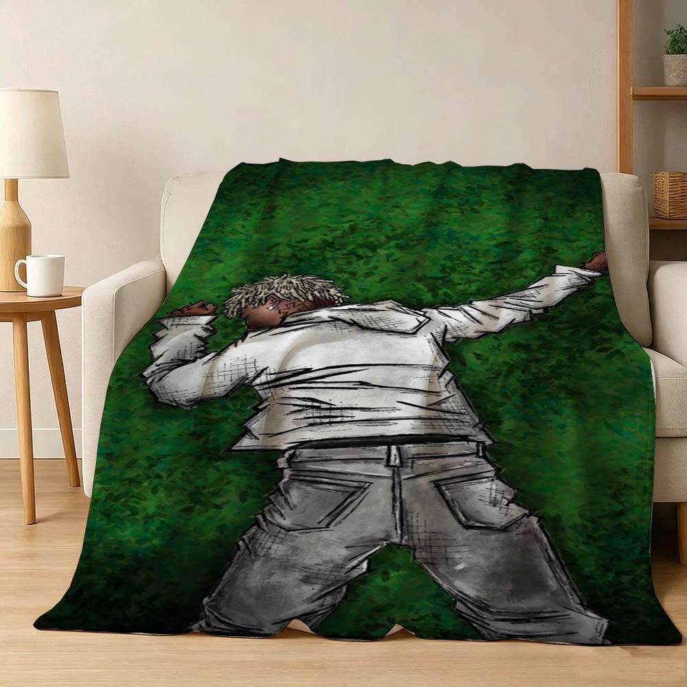 3D K-Ken Snger C-Carson Cover Xperiment Flannel Blanket Soft Throw Blanket Art For Home Decor Bedroom Bed Sofa Picnic Fans Gifts