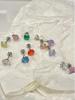 6mm Millennium Rose Cut Zircon Flat Back Earrings - Sweet & Spicy Bling for Cartilage & Conch.