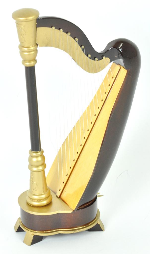 SUNRISE SOUND HOUSE Sunrise Sound House Miniature Musical Instrument Harp 24cm