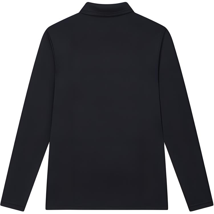 New FILA FW24 Polo Shirt Men's Jet Black F11M443207F-BK