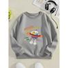 Kids Sweatshirt ,Casual Winter Warm Sweatshirt for with Football Print, Christmas & Halloween Outfits, Easy-Care Round Neck , Loose Drop Shoulder